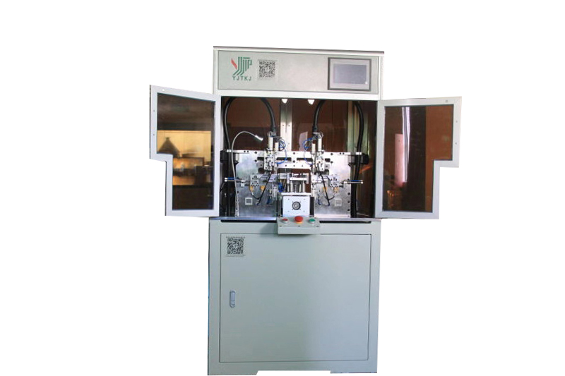 变压器骨架热插双头机